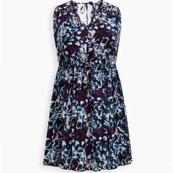 Mini Chiffon Ruffle Dress - Picture 5 of 9